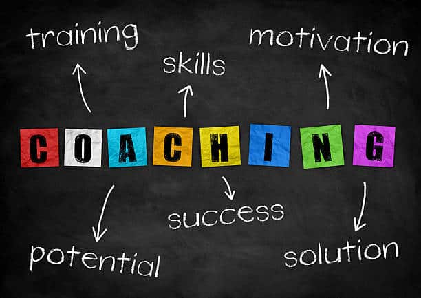 COACHING - business concept